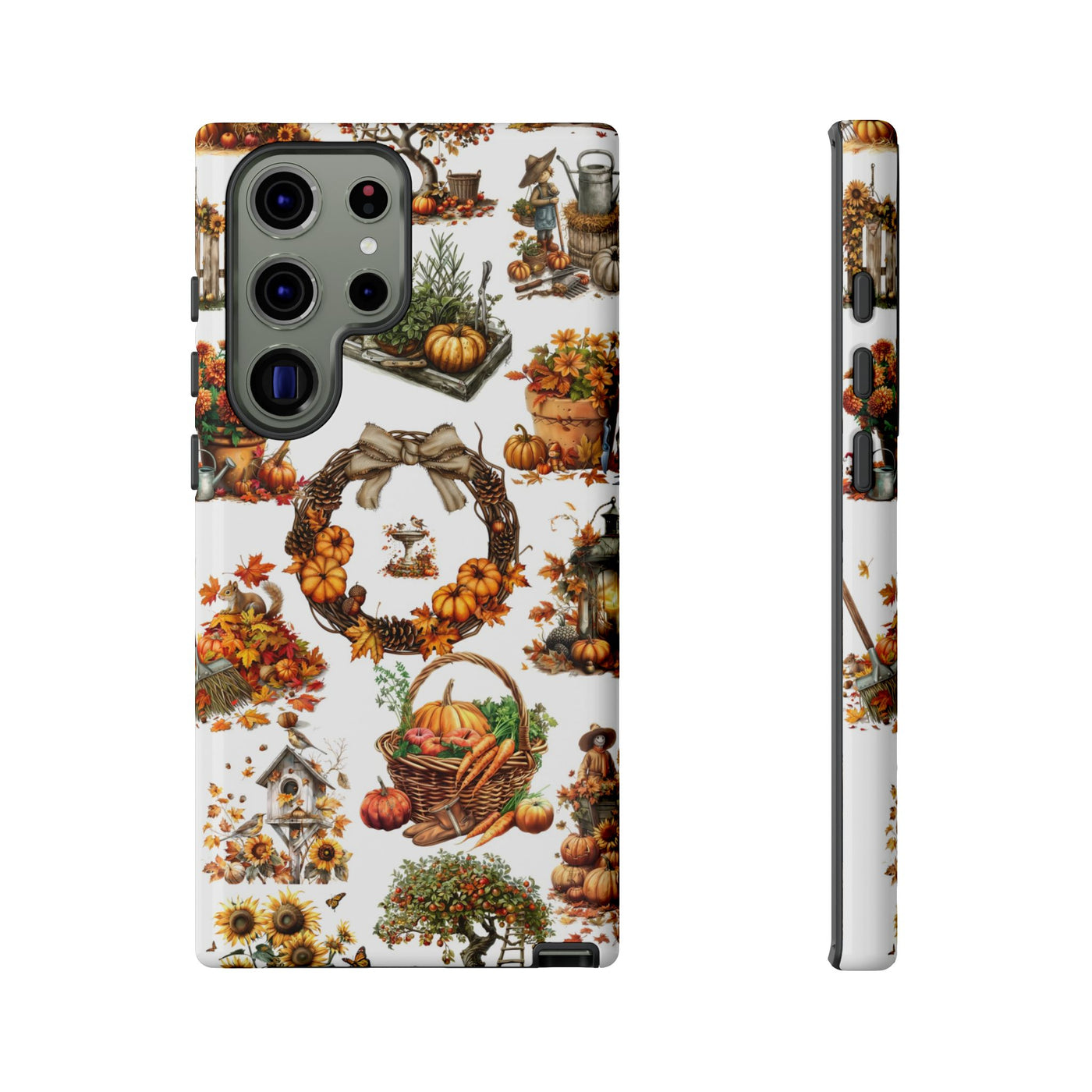 Impact Resistant, Fall Leaves Collage, Cute Phone Cases for Samsung S24, S23, S22, S21, IPhone 15 pro Iphone 14 pro Iphone 13 IPhone 12 Iphone 11