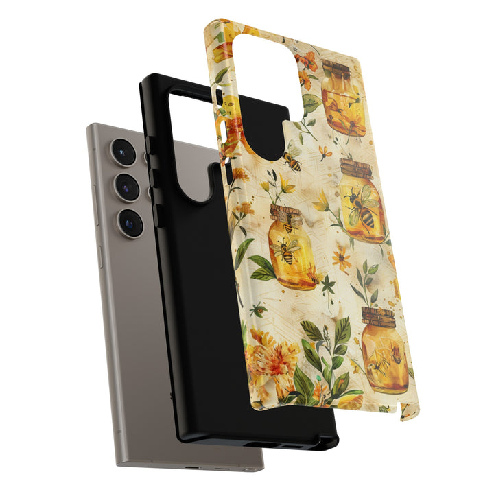 Impact Resistant, Honey Bees, Cute Phone Cases for Samsung S24, S23, S22, S21, IPhone 15 pro Iphone 14 pro Iphone 13 IPhone 12 Iphone 11 - Studio40ParkLane
