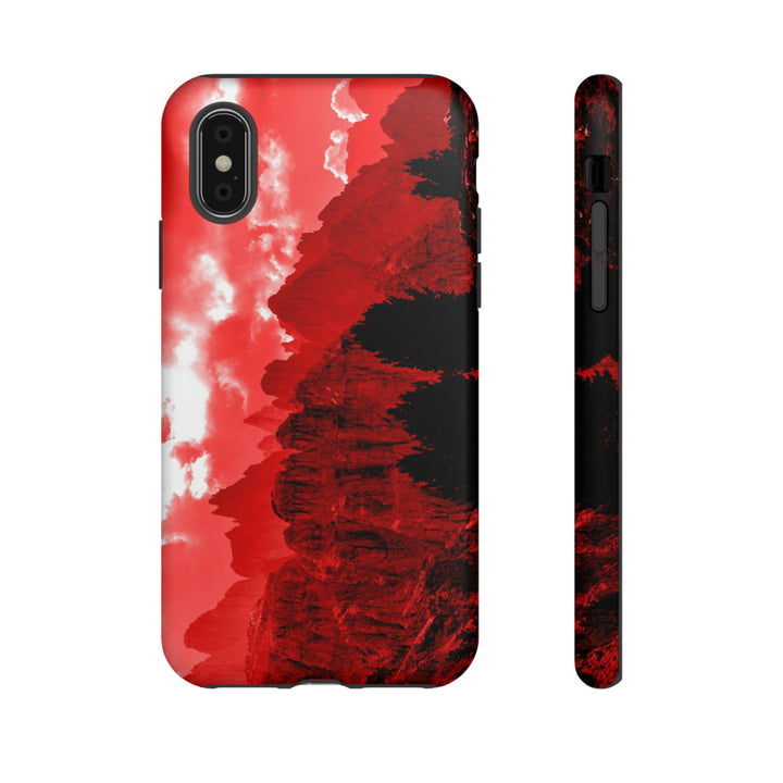 Cute IPhone Case | iPhone 15 Case | iPhone 15 Pro Max Case, Iphone 14 Case, Iphone 14 Pro Max Case IPhone Case for Art Lovers - Red Mountains - Studio40ParkLane