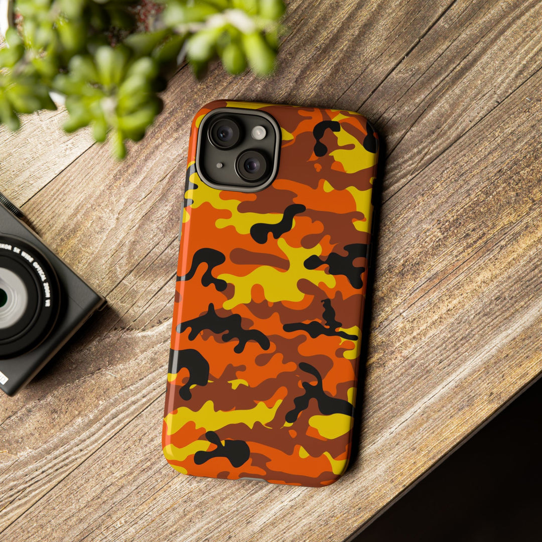 Impact Resistant, Fall camo Camouflage, Cute Phone Cases for Samsung S24, S23, S22, S21, IPhone 15 pro Iphone 14 pro Iphone 13 IPhone 12 Iphone 11 - Studio40ParkLane