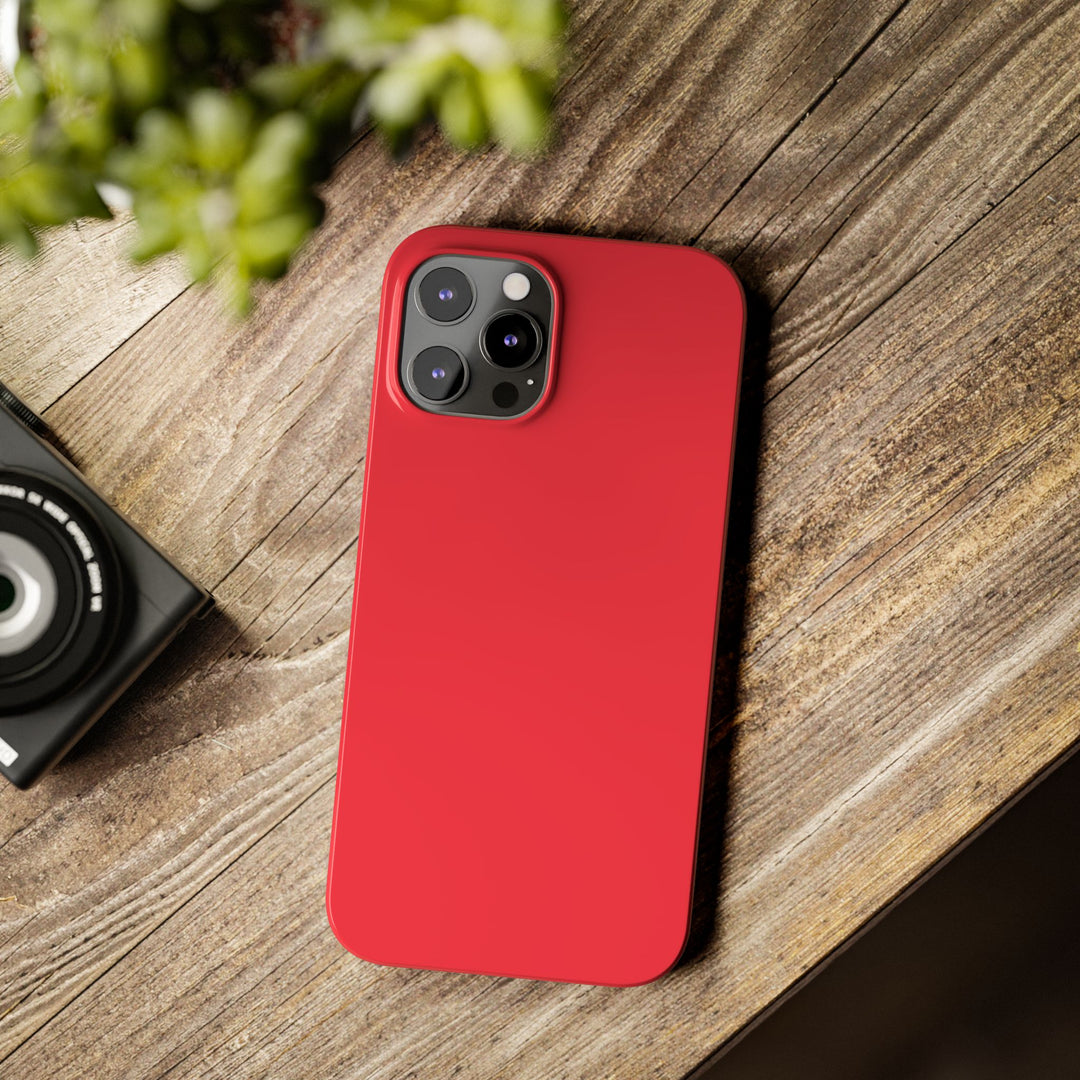 Slim Red Rouge Gift for Her Aesthetic Cute Phone Case for Iphone 16 - | iPhone 15 Pro Max Case | iPhone 14 Case 13 12 11 10 9 8 7 - Studio40ParkLane