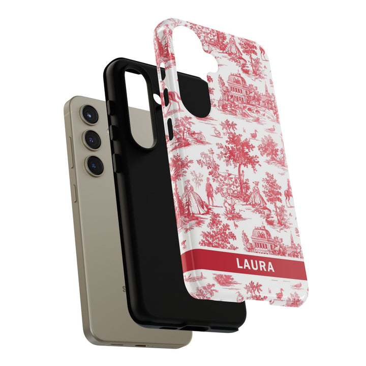 Premium Tough Personalized Initial Custom Gift Cute Phone Cases for Samsung Galaxy S24, S23, S22, S21 Plus, Ultra, Iphone 16, 15, 14 Pro Max - Studio40ParkLane