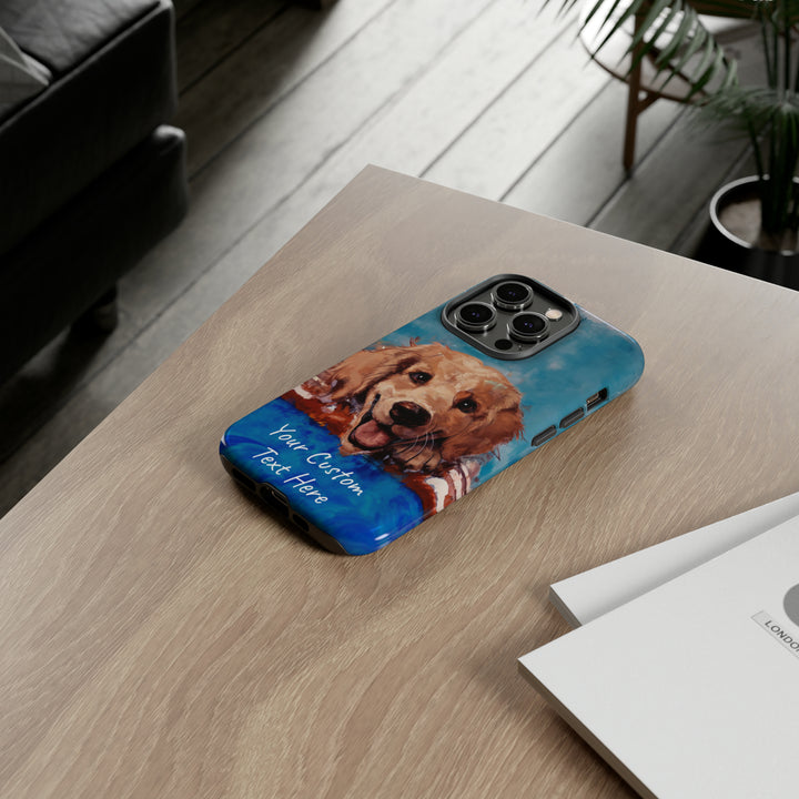 Personalize this Cute IPhone Case | Golden Retriever Dog iPhone Case, iPhone 15 Case | iPhone 15 Case, Iphone 14 Case, Iphone 14 Pro Max Case - Studio40ParkLane