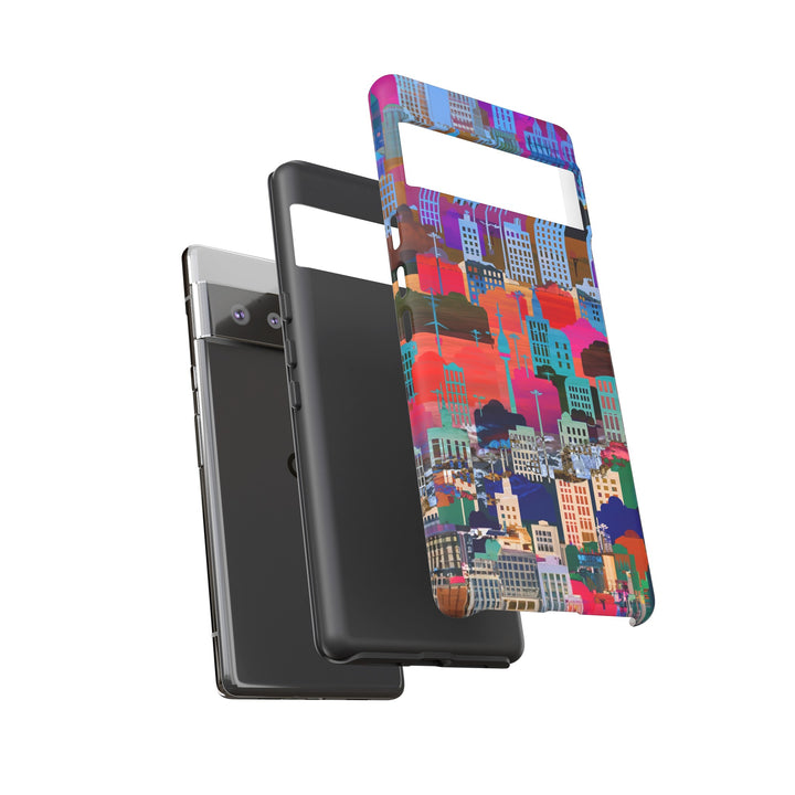 Cute Samsung Case | Cool Iphone Case | Summer City Skyline, Samsung S24, S23, S22, S21, IPhone 15 Case | Iphone 14 Case, Iphone 13 Case - Studio40ParkLane