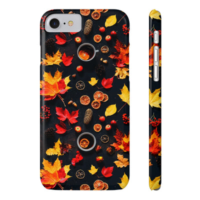 Slim Cute Fall Leaves Collage Phone Cases for Iphone | iPhone 15 Case | iPhone 15 Pro Max Case, Iphone 14, Iphone 14 Pro Max, Iphone 13, Iphone 16