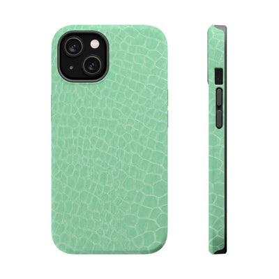 Non Leather Mint Color Pattern Magsafe Cute Phone Case for Iphone Gift for Her, | iPhone 15 Case | iPhone 15 Pro Max Case, Iphone 14, Iphone 14 Pro Max, Iphone 13, Iphone 16 - Studio40ParkLane