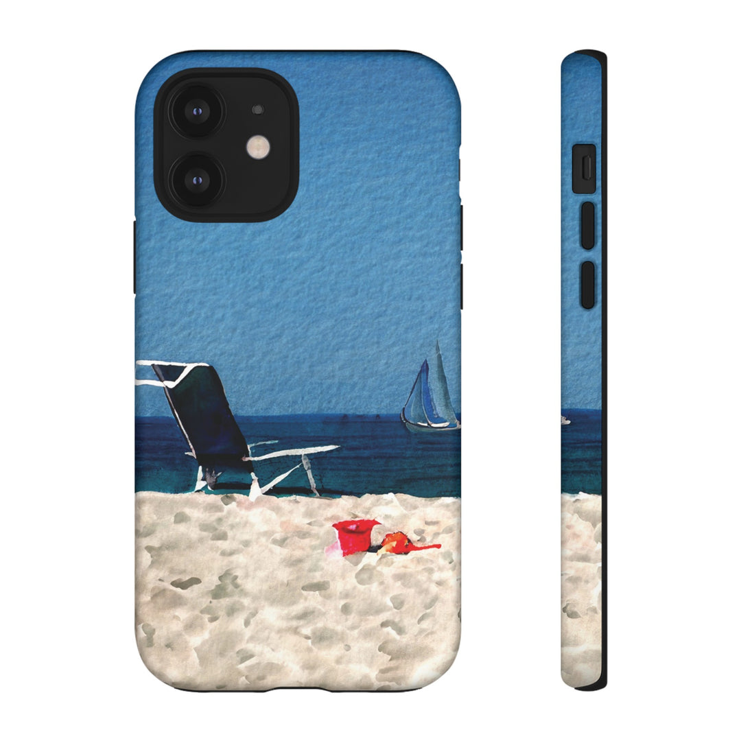 Cute Samsung Case | Cool Iphone Case | Summer Blue Beach Chair, Samsung S24, S23, S22, S21, IPhone 15 Case | Iphone 14 Case, Iphone 13 Case - Studio40ParkLane