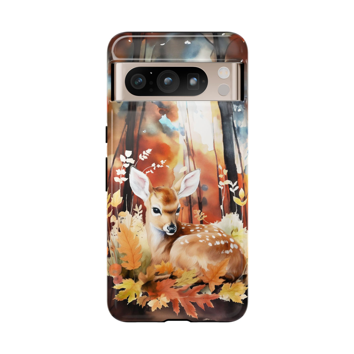 Autumn Fall Deer Forest Gift for Her Cute Phone Case for, Samsung Galaxy S24, S23, S22, S21, IPhone 16 Case | Iphone 15, Iphone 14, IPhone 13 Case