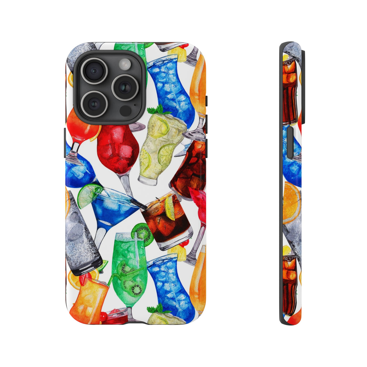 Cute Samsung Case | Cool Iphone Case | Summer Fruit Cocktail, Samsung S24, S23, S22, S21, IPhone 15 Case | Iphone 14 Case, Iphone 13 Case