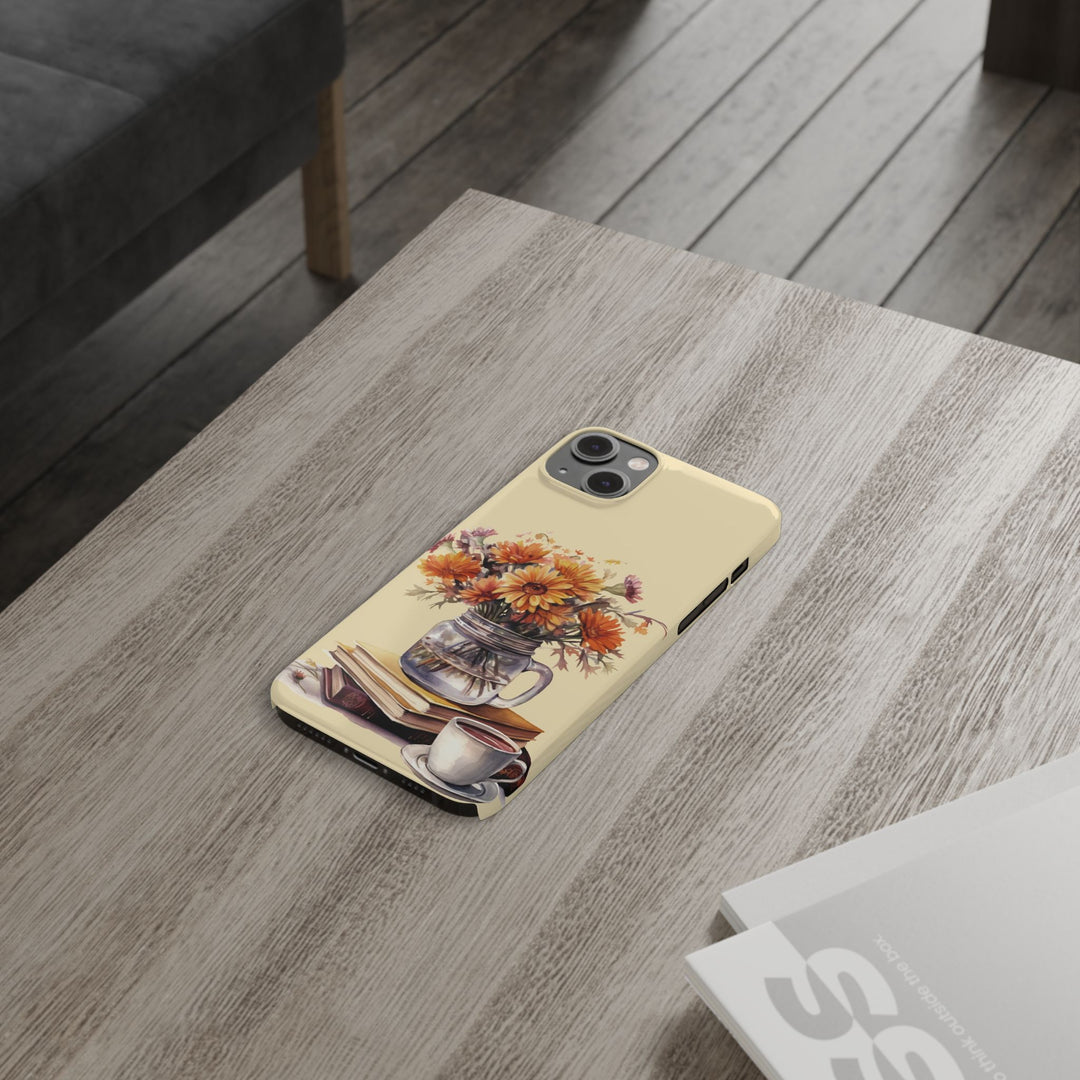 Slim Fall Autumn Leaves Cute Phone Cases for Iphone 16 | iPhone 15 Case | iPhone 15 Pro Max Case, Iphone 14, Iphone 14 Pro Max, Iphone 13, Slim Mom Dad Gift - Studio40ParkLane