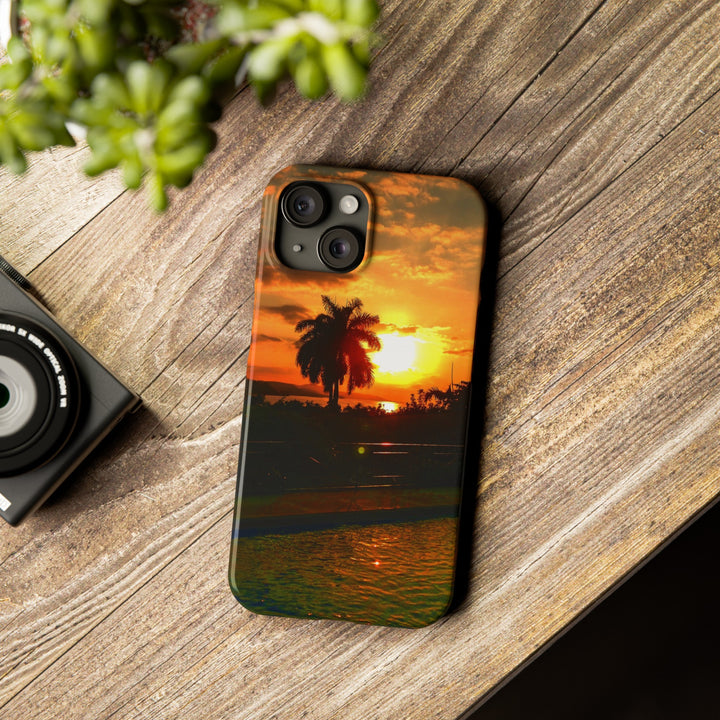 Slim Cute Phone Cases for Iphone - | iPhone 15 Case | iPhone 15 Pro Max Case, Iphone 14 Case, Iphone 14 Pro Max, Iphone 13, Summer Jamaica Sunset - Studio40ParkLane
