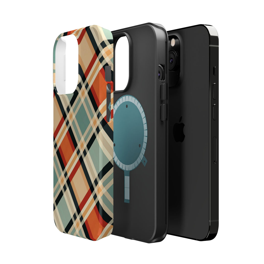 Checkered Plaid Magsafe Gift for Her Cute Phone Case for Iphone, | iPhone 16 | iPhone 15 Pro Max, Iphone 14 Pro Max, 13 12 11 10 9 8 7 - Studio40ParkLane