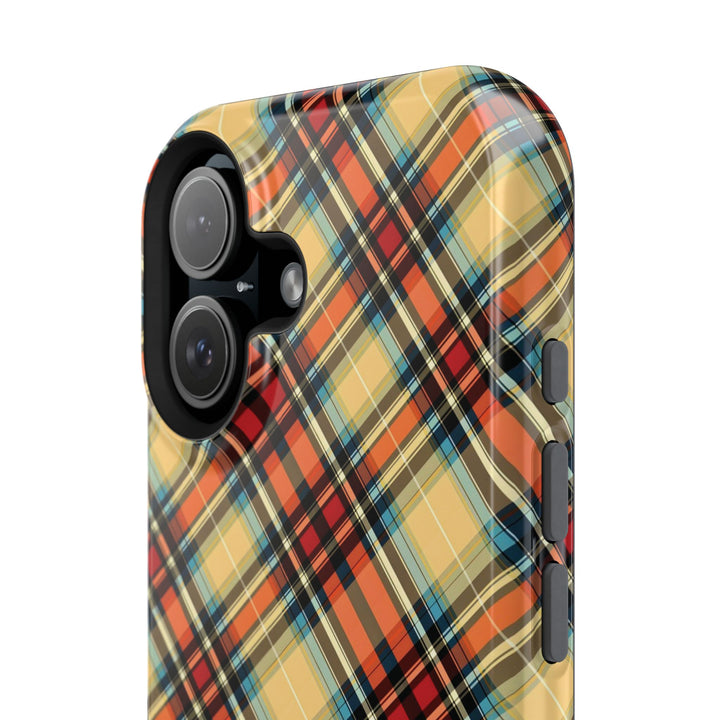 Checkered Plaid Magsafe Gift for Her Cute Phone Case for Iphone, | iPhone 16 | iPhone 15 Pro Max, Iphone 14 Pro Max, 13 12 11 10 9 8 7 - Studio40ParkLane