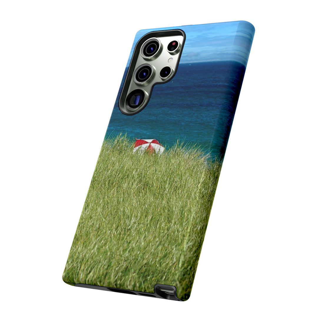 Cute Samsung Phone Case | Aesthetic Samsung Phone Case | Beach Umbrella | Galaxy S23, S22, S21, S20 | Luxury Double Layer | Cool - Studio40ParkLane