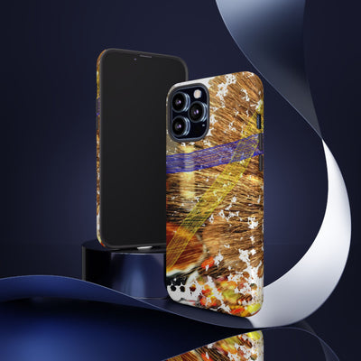 Impact Resistant, Pecan Pie Abstract, Cute Phone Cases for Samsung S24, S23, S22, S21, IPhone 15 pro Iphone 14 pro Iphone 13 IPhone 12 Iphone 11