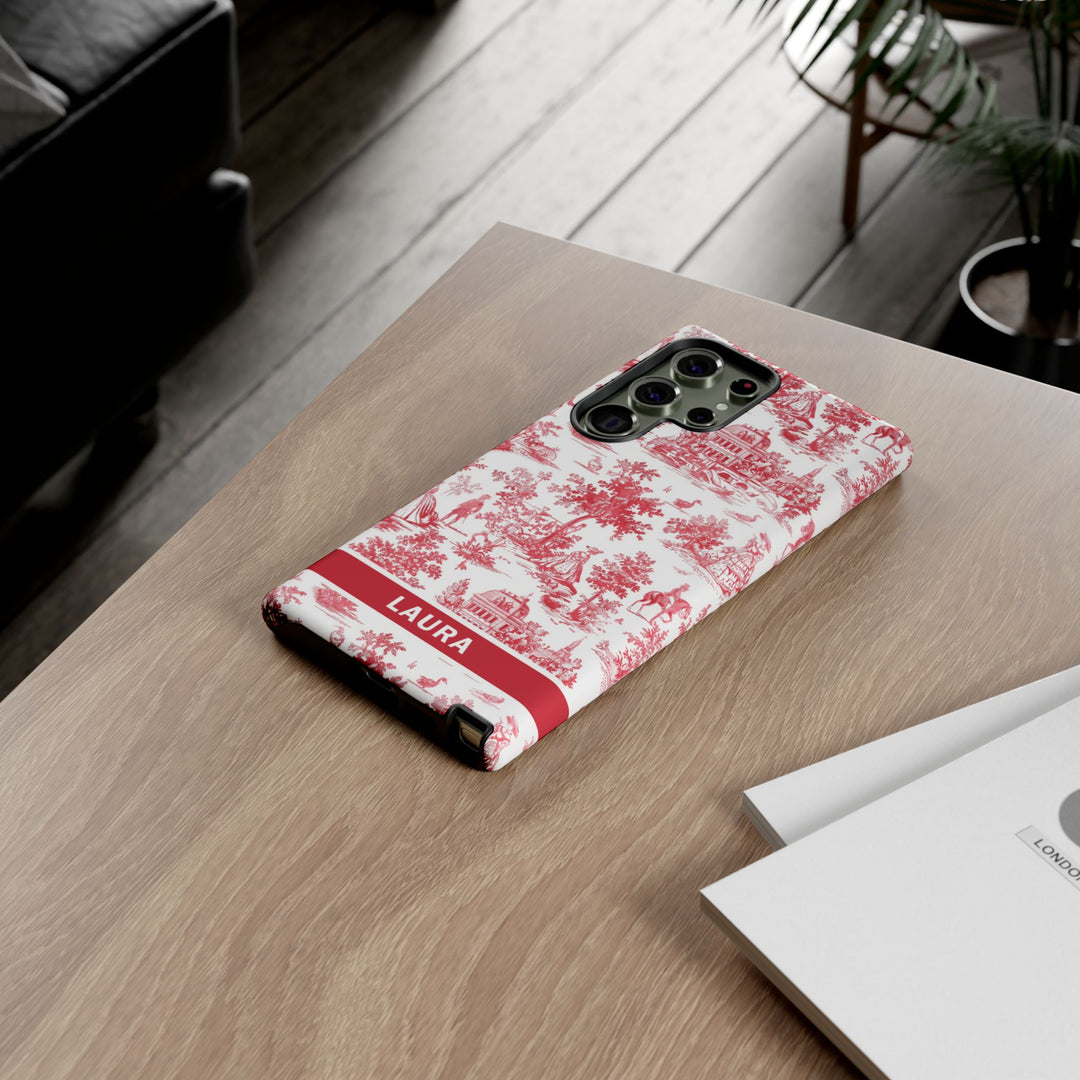 Premium Tough Personalized Initial Custom Gift Cute Phone Cases for Samsung Galaxy S24, S23, S22, S21 Plus, Ultra, Iphone 16, 15, 14 Pro Max - Studio40ParkLane
