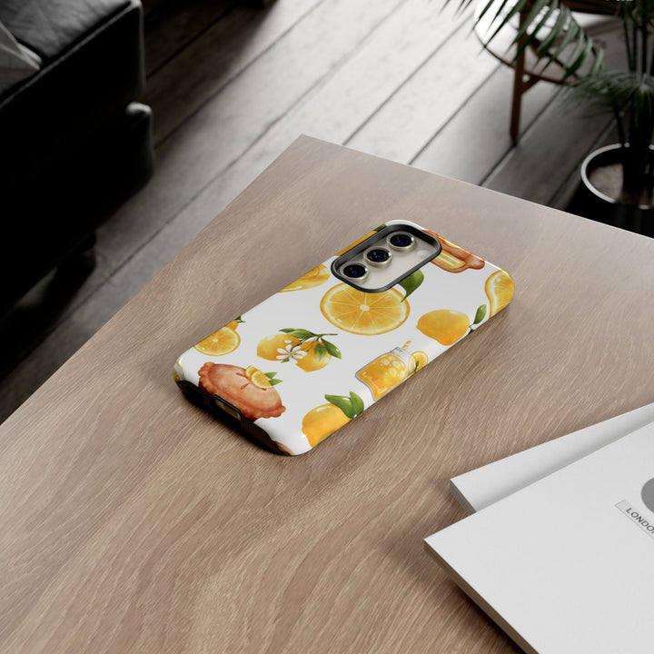 Impact Resistant, Lemon Fruit Pie, Cute Phone Cases for Samsung S24, S23, S22, S21, IPhone 15 pro Iphone 14 pro Iphone 13 IPhone 12 Iphone 11 - Studio40ParkLane