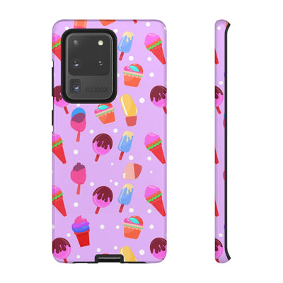 Cute Samsung Case | Cool Iphone Case | Summer Pink Ice-Cream, Samsung S24, S23, S22, S21, IPhone 15 Case | Iphone 14 Case, Iphone 13 Case