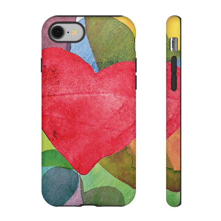 Cute IPhone Case | iPhone 15 Case | iPhone 15 Pro Max Case, Iphone 14 Case, Iphone 14 Pro Max Case IPhone Case for Art Lovers, Red Heart - Studio40ParkLane