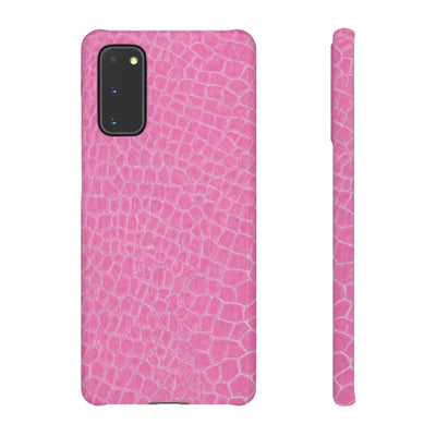 Snap Non Leather Pink Color Pattern Gift for Her Cute Phone Cases for Samsung Galaxy S24, S23, S22, S21, S20, Plus, Ultra, Iphone 16, 15, 14, Pro and Max - Studio40ParkLane