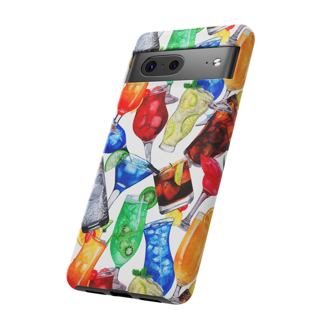 Cute Samsung Case | Cool Iphone Case | Summer Fruit Cocktail, Samsung S24, S23, S22, S21, IPhone 15 Case | Iphone 14 Case, Iphone 13 Case - Studio40ParkLane