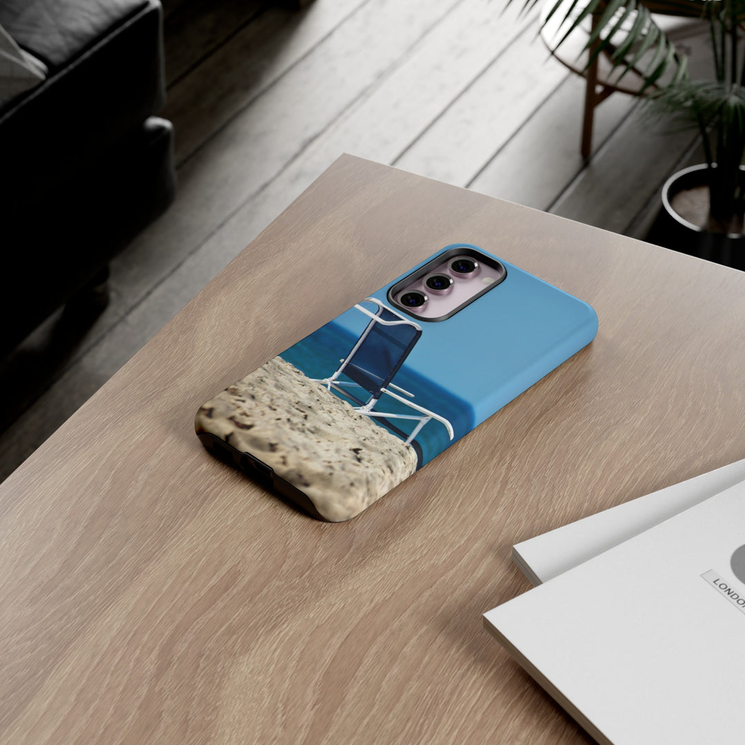 Cute Samsung Case | Cool Iphone Case | Summer Blue Beach Chair, Samsung S24, S23, S22, S21, IPhone 15 Case | Iphone 14 Case, Iphone 13 Case - Studio40ParkLane