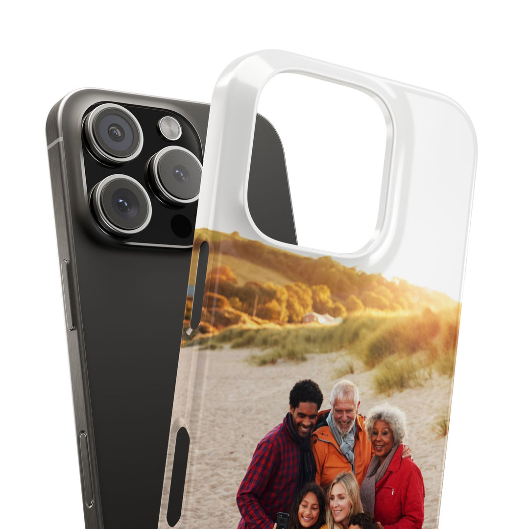 Slim Custom Personalized Family Photo Phone Cases for Iphone 16 | iPhone 15 Case | iPhone 15 Pro Max Case, Iphone 14, Iphone 14 Pro Max, Iphone 13, Slim - Studio40ParkLane