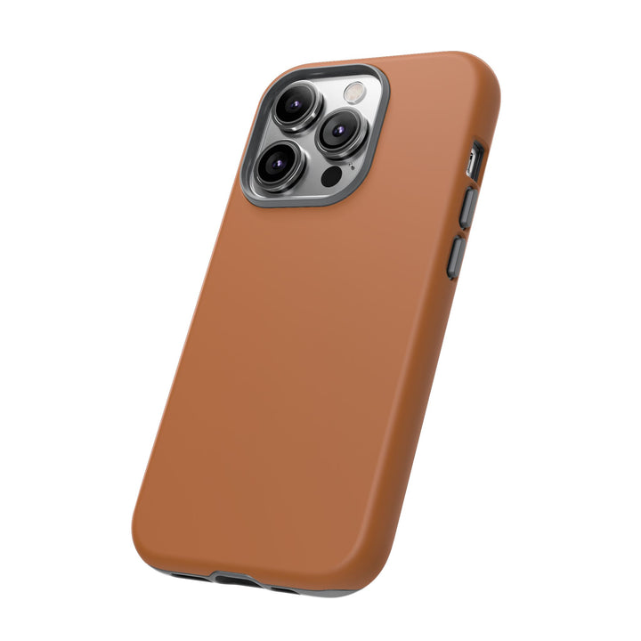 Premium Tough Rusty Brown Orange Gift for Her Cute Phone Cases for Samsung S25 S24, S23, S22, S21, Iphone, 16, 15, 14, 13 Pro Max Ultra - Studio40ParkLane
