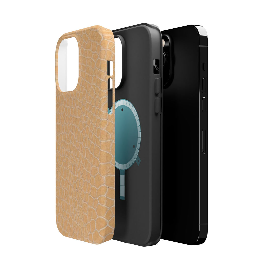 Non Leather Beige Color Pattern Magsafe Cute Phone Case for Iphone Gift for Her, | iPhone 15 Case | iPhone 15 Pro Max Case, Iphone 14, Iphone 14 Pro Max, Iphone 13, Iphone 16 - Studio40ParkLane