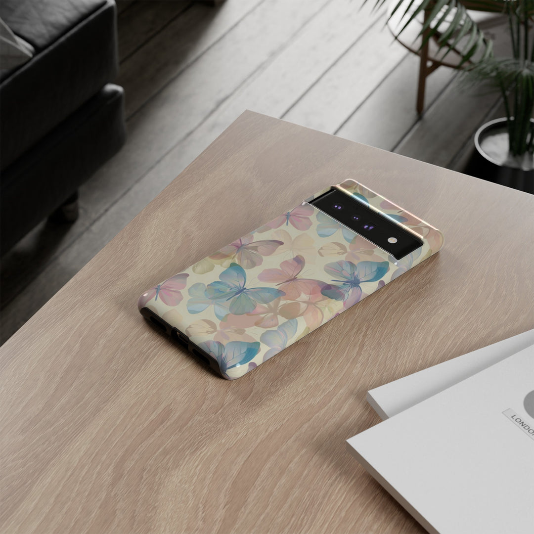 Cute Samsung Case | Cool Iphone Case | Summer Pastel Butterflies, Samsung S24, S23, S22, S21, IPhone 15 Case | Iphone 14 Case, Iphone 13 Case - Studio40ParkLane