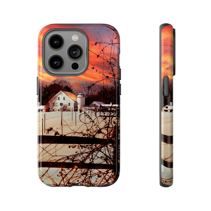 Cool Phone Case | Winter Sunset, For iPhone 15 Case | iPhone 15 Pro Case, Iphone 14 Case, Iphone 14 Pro Max Case, Protective Iphone Case - Studio40ParkLane