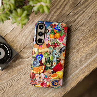 Fruity European Summer Impact Resistant Cute Phone Cases for Samsung S24, S23, S22, S21, IPhone 15 pro Iphone 14 pro Iphone 13 IPhone 12 Iphone 11