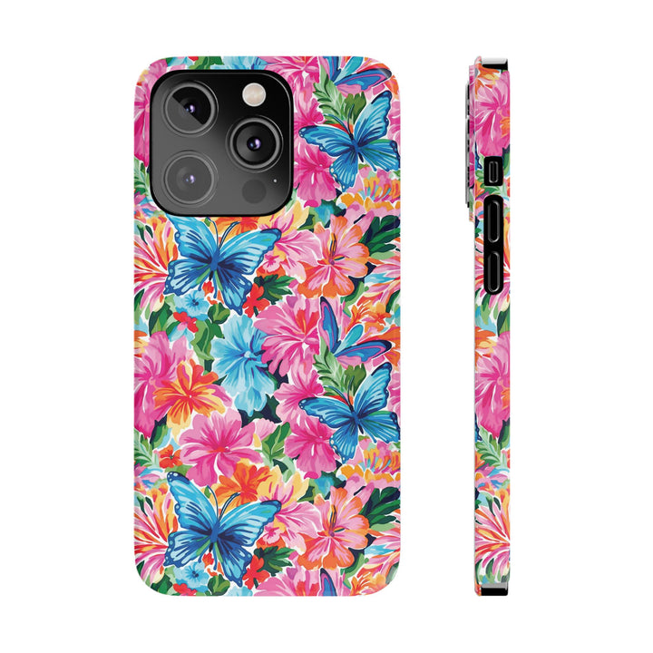 Slim Butterflies Flowers Gift for Her Cute Phone Cases for Iphone 16 Pro Max | iPhone 15 Case | iPhone 15 Pro Max Case, Iphone 14, 13, 12, 11, 10, 8, 7 - Studio40ParkLane