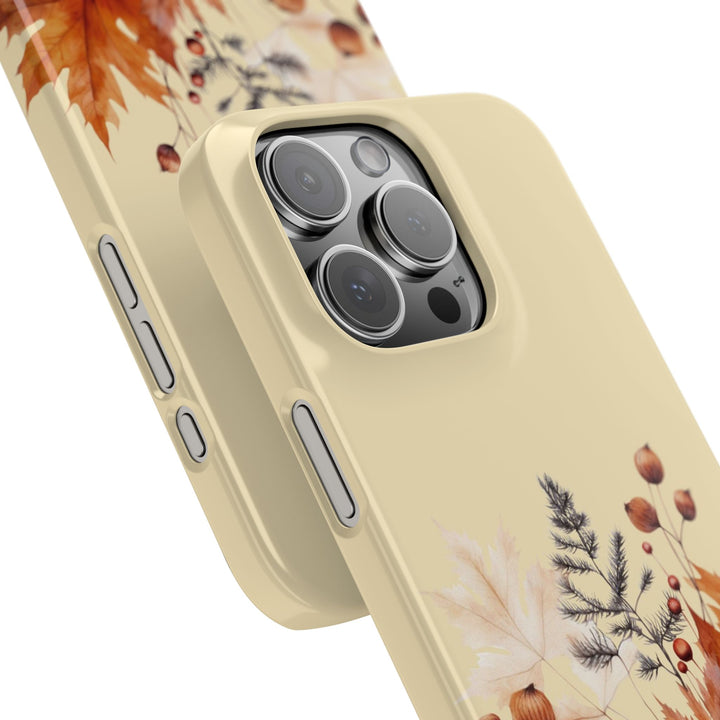 Slim Fall Leaves Foliage Cute Phone Cases for Iphone 16 | iPhone 15 Case | iPhone 15 Pro Max Case, Iphone 14, Iphone 14 Pro Max, Iphone 13, Slim Mom Dad Gift - Studio40ParkLane