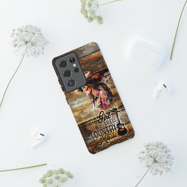 Cute Samsung Phone Case | Aesthetic Samsung Phone Case | Galaxy S23, S22, S21, S20 | Country Music Girl, Protective Phone Case - Studio40ParkLane