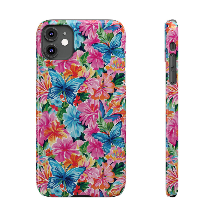Slim Butterflies Flowers Gift for Her Cute Phone Cases for Iphone 16 Pro Max | iPhone 15 Case | iPhone 15 Pro Max Case, Iphone 14, 13, 12, 11, 10, 8, 7 - Studio40ParkLane