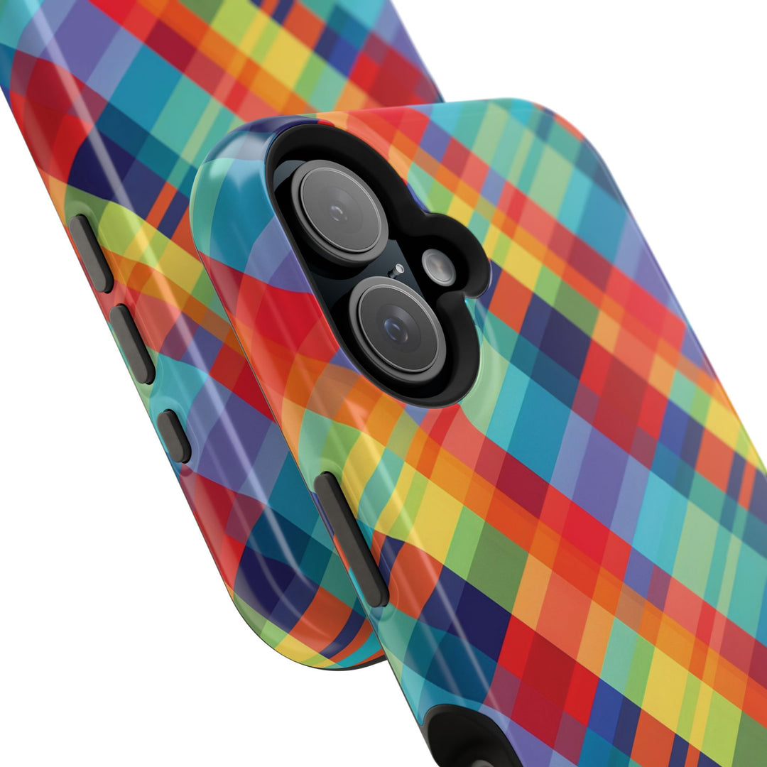 Checkered Plaid Magsafe Gift for Her Cute Phone Case for Iphone, | iPhone 16 | iPhone 15 Pro Max, Iphone 14 Pro Max, 13 12 11 10 9 8 7 - Studio40ParkLane