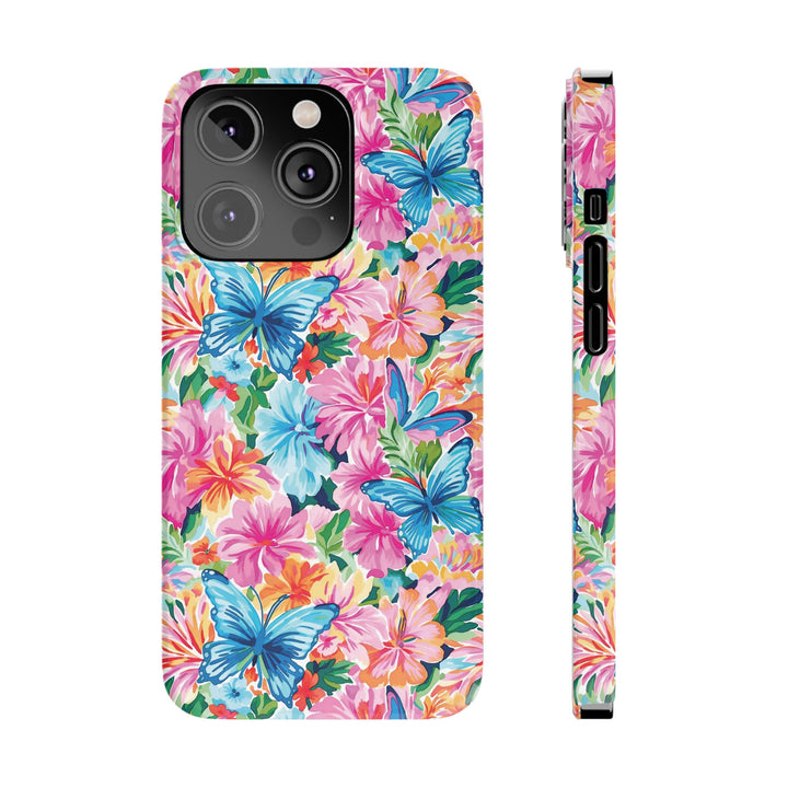 Slim Butterflies Flowers Gift for Her Cute Phone Cases for Iphone 16 Pro Max | iPhone 15 Case | iPhone 15 Pro Max Case, Iphone 14, 13, 12, 11, 10, 8, 7 - Studio40ParkLane