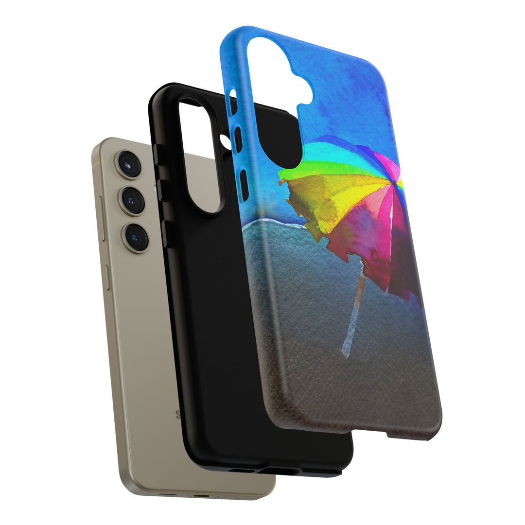 Cute Samsung Case | Cool Iphone Case | Summer Colorful Beach Parasol, Samsung S24, S23, S22, S21, IPhone 15 Case | Iphone 14 Case, Iphone 13 Case - Studio40ParkLane