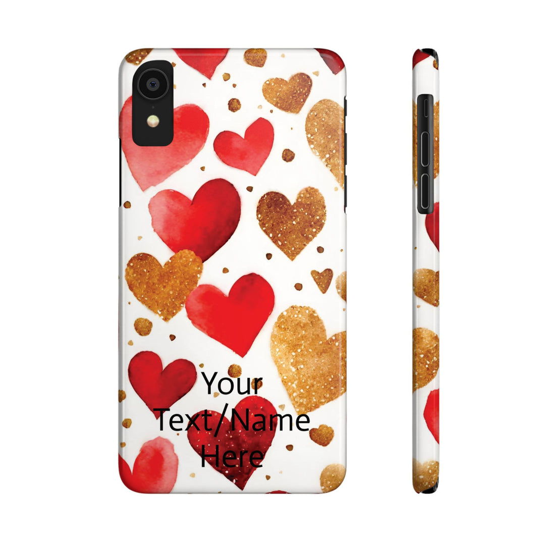 Slim Custom Personalized Valentine Love Gift for Her Cute Phone Cases for Iphone 16 Pro Max | iPhone 15 Case | iPhone 15 Pro Max Case, Iphone 14 - Studio40ParkLane