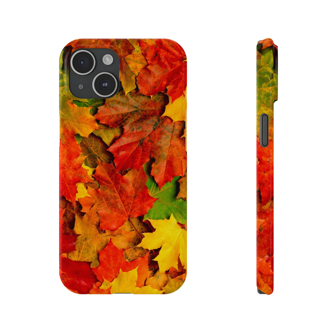 Slim Fall Leaves Slim Cute Phone Cases for Iphone | iPhone 15 Case | iPhone 15 Pro Max Case, Iphone 14, Iphone 14 Pro Max, Iphone 13 - Studio40ParkLane