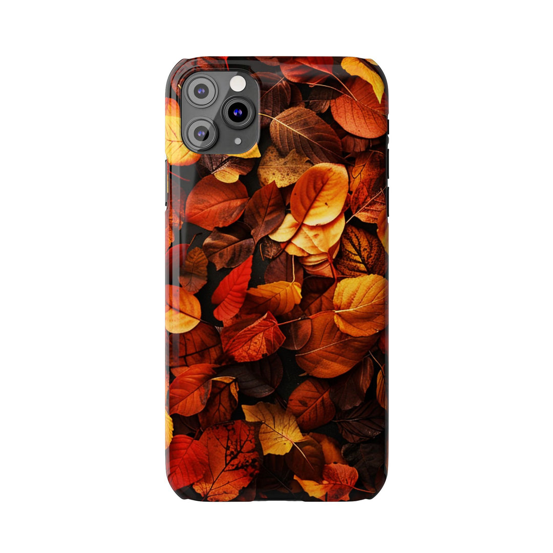 Slim Fall Autumn Leaves Gift for Her Cute Phone Cases for Iphone 16 | iPhone 15 Case | iPhone 15 Pro Max Case, Iphone 14, Iphone 14 Pro Max, Iphone 13, Slim - Studio40ParkLane