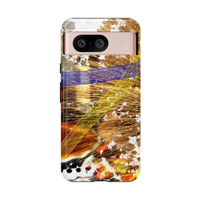 Impact Resistant, Pecan Pie Abstract, Cute Phone Cases for Samsung S24, S23, S22, S21, IPhone 15 pro Iphone 14 pro Iphone 13 IPhone 12 Iphone 11