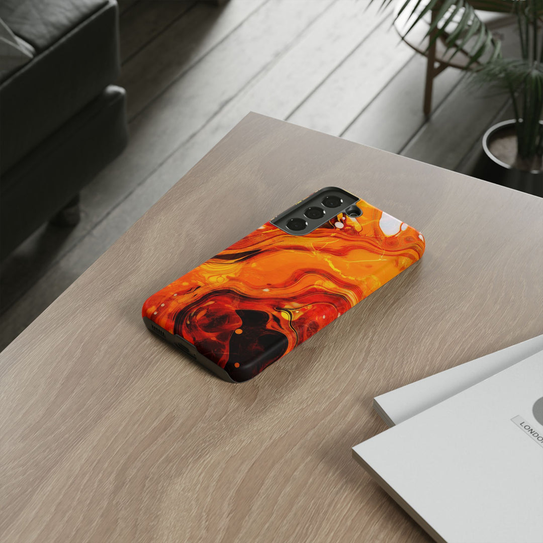 Impact Resistant, Fall Colors Marble, Cute Phone Cases for Samsung S24, S23, S22, S21, IPhone 15 pro Iphone 14 pro Iphone 13 IPhone 12 Iphone 11 - Studio40ParkLane