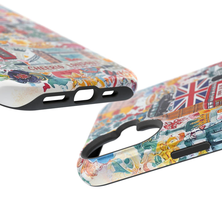 London England Coquette Collage Tough Magsafe Cute Phone Cases for Iphone | iPhone 17 Pro Max Case, Iphone 16, Iphone 15 14 13 12 11 10 9 - Studio40ParkLane