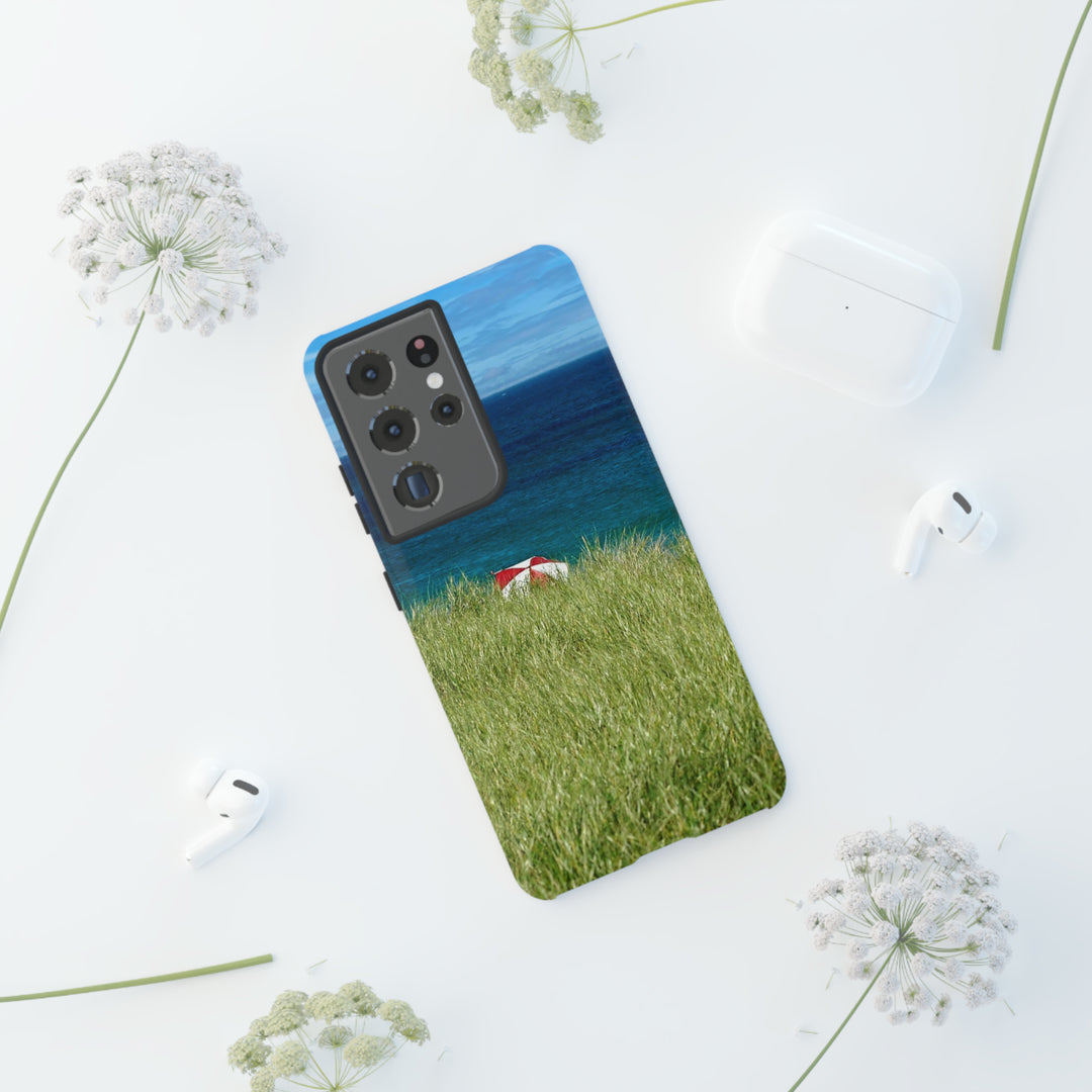 Cute Samsung Phone Case | Aesthetic Samsung Phone Case | Beach Umbrella | Galaxy S23, S22, S21, S20 | Luxury Double Layer | Cool - Studio40ParkLane
