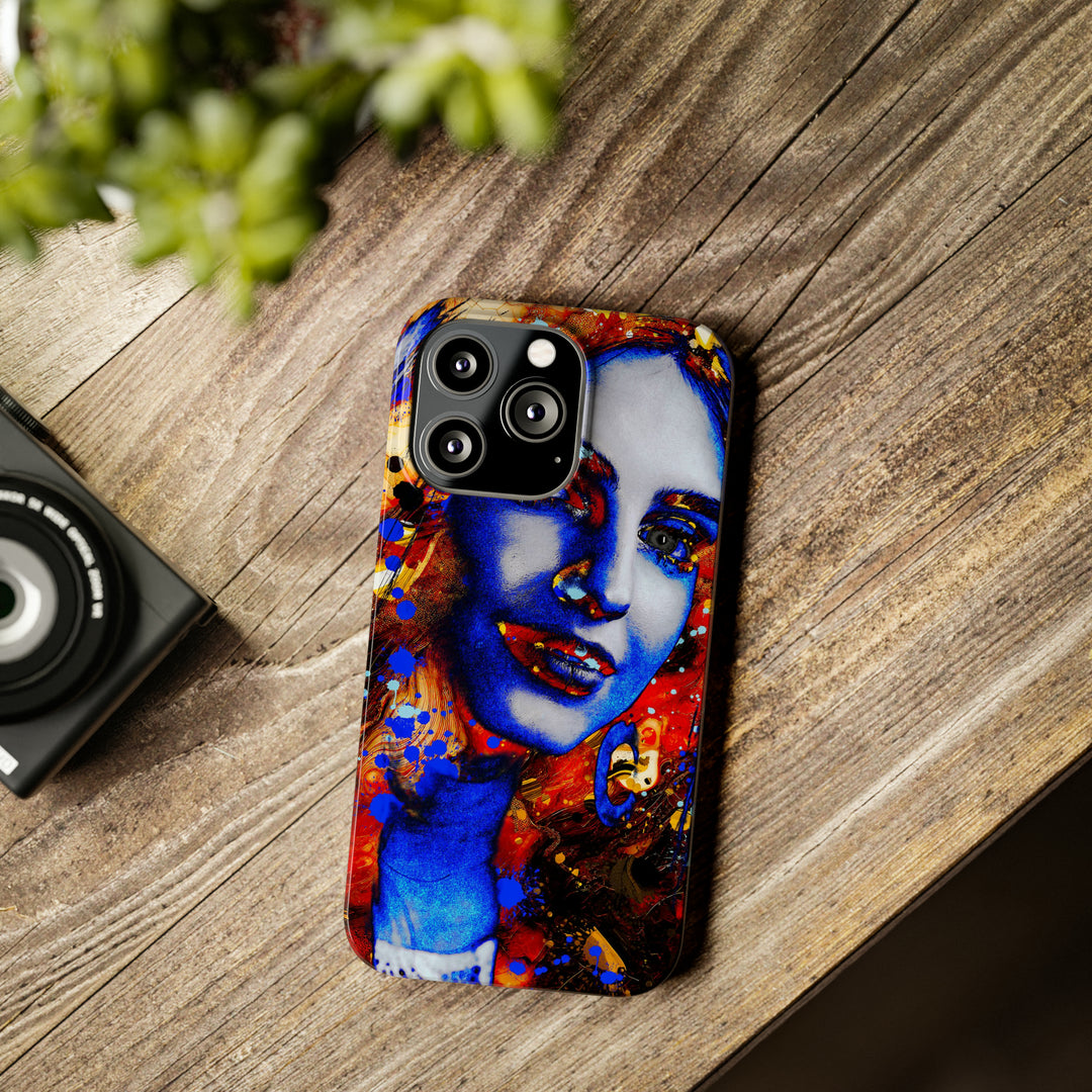 Slim Cute Phone Cases for Iphone - | iPhone 15 Case | iPhone 15 Pro Max Case, Iphone 14 Case, Iphone 14 Pro Max, Iphone 13, Marble Splash Face - Studio40ParkLane