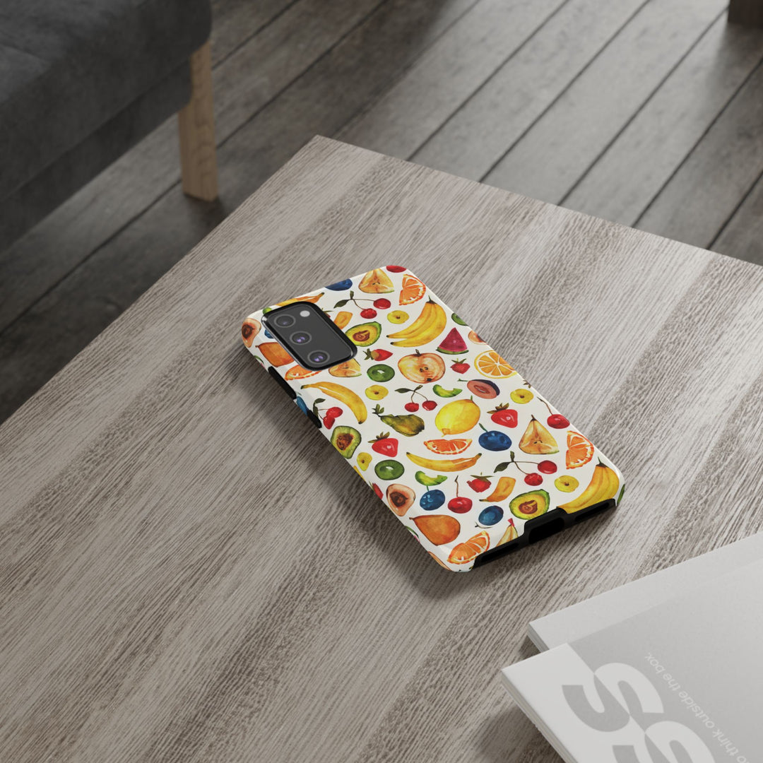Impact Resistant, Mixed Fruits, Cute Phone Cases for Samsung S24, S23, S22, S21, IPhone 15 pro Iphone 14 pro Iphone 13 IPhone 12 Iphone 11 - Studio40ParkLane