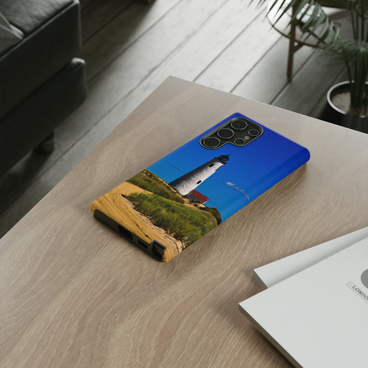 Cute Samsung Phone Case | Aesthetic Samsung Phone Case | Lighthouse Beach | Galaxy S23, S22, S21, S20 | Luxury Double Layer | Cool - Studio40ParkLane