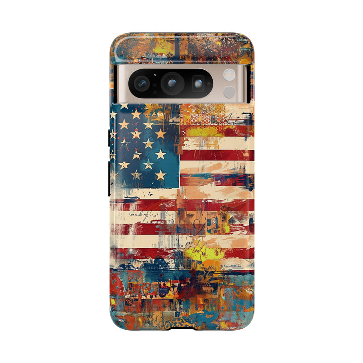 Impact Resistant, American Flag, Cute Phone Cases for Samsung S24, S23, S22, S21, IPhone 15 pro Iphone 14 pro Iphone 13 IPhone 12 Iphone 11 - Studio40ParkLane